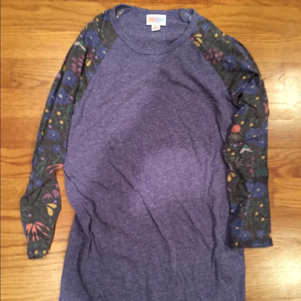 Lularoe Randy xs floral sleeves
